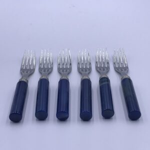 Blue Agate Fork Set