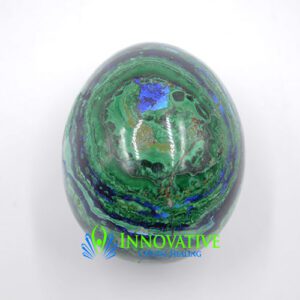 Malachite and Azurite Egg