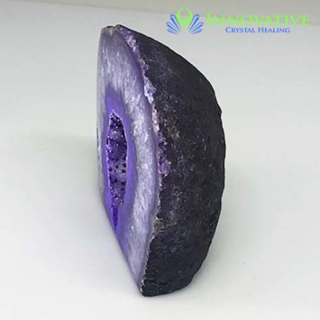 Agate Geode Purple