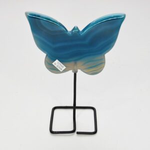 Agate Butterfly Blue