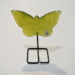 Agate Butterfly Green On Metal Stand