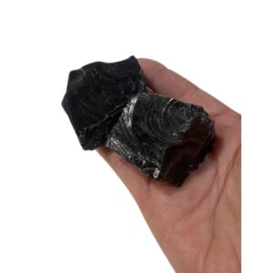 Black Obsidian Rough 2PCS Set