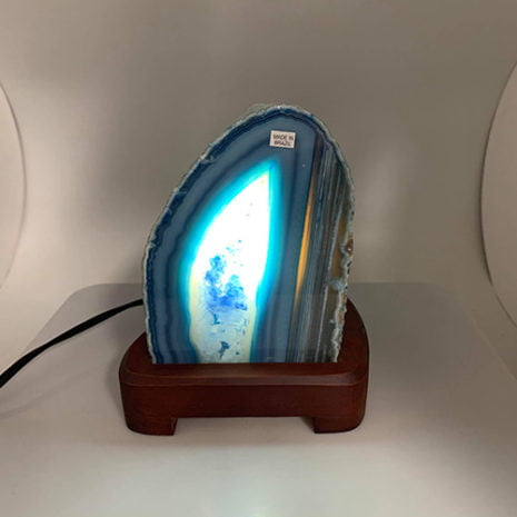 Blue Agate Lamp