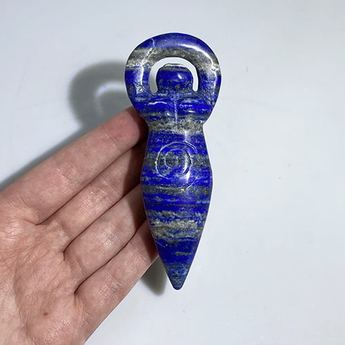 Lapis Lazuli Spiral Goddess