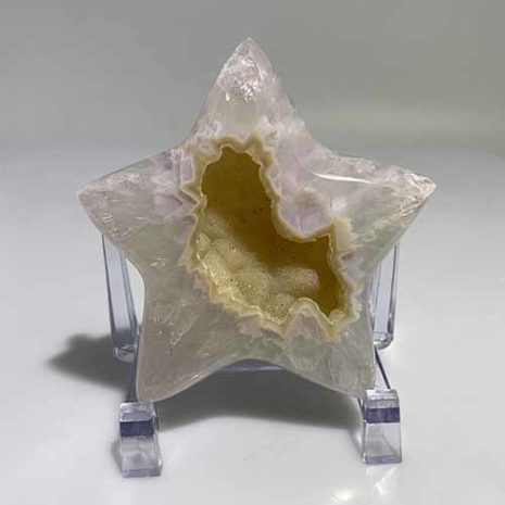Agate Natural Druzy Star