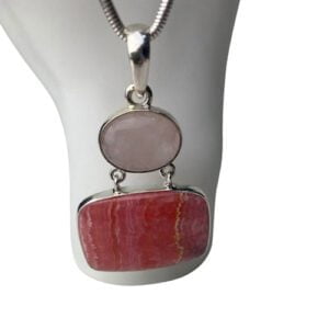 Crystal Jewellery - Rhodochrosite pendant