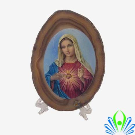 Mother Mary Agate Slice