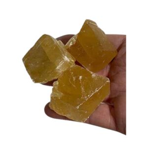 Honey Calcite Rough 3pcs