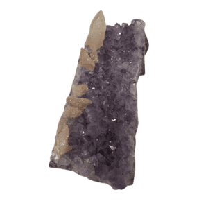 Amethyst Cluster with Calcite
