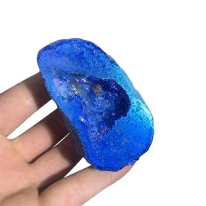 Clear Quartz Geode Blue