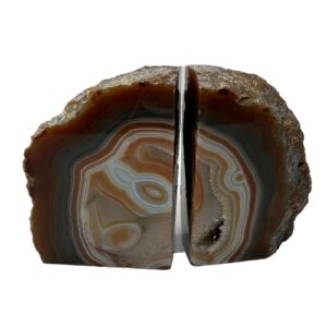 Natural Agate Bookends