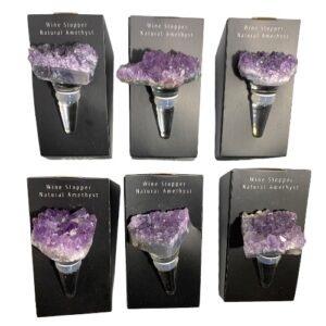 Natural Amethyst - Wine Stopper