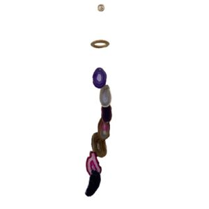 Mixed Purple Agate Wind Chime